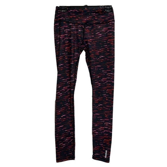 REEBOK Kaleidoscope Athletic Running Workout Leggings, Size Small-#297 - Picture 1 of 10